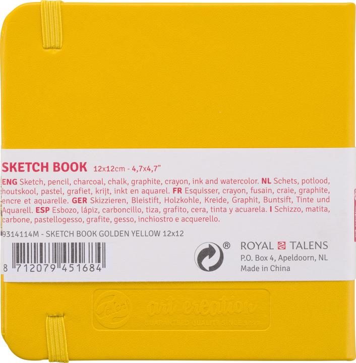 Produktbild Talens Malbuch (12 x 12 cm, Blanko, Harter Einband)