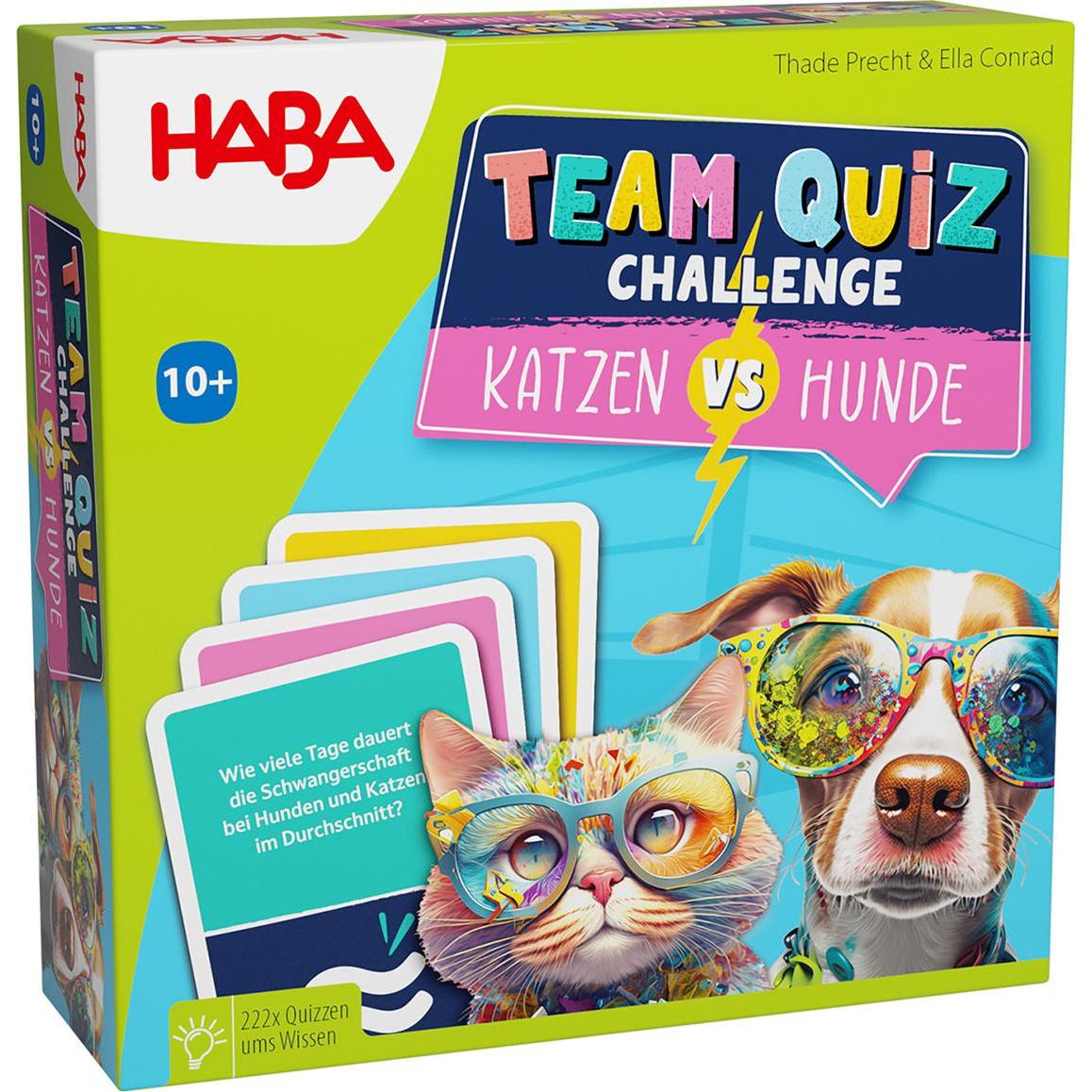 Haba Team Quiz Challenge Katzen vs. Hunde (Deutsch)
