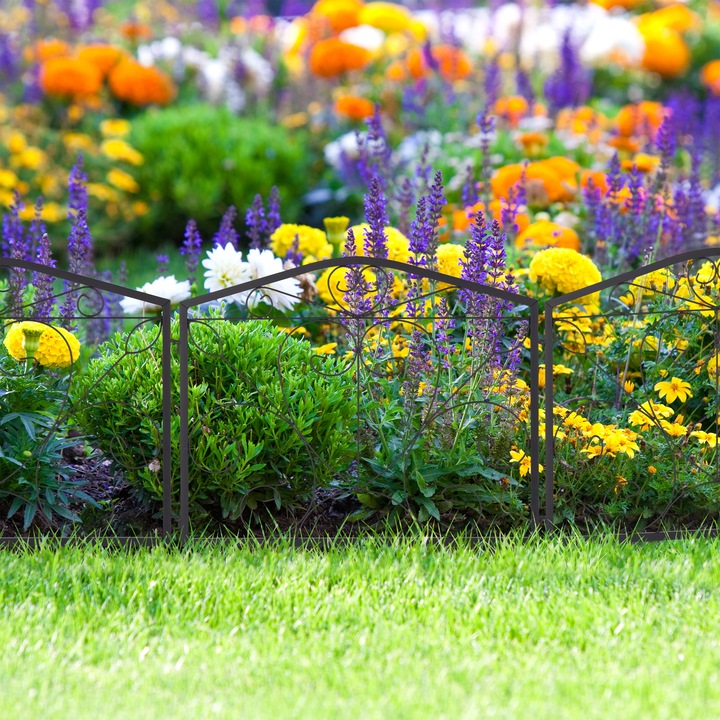 Image du produit Relaxdays 4x Clôture de parterre (240 cm)