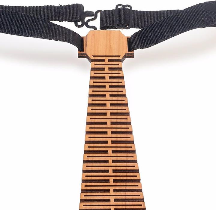 Image du produit Natura Punto Cravate en bois d'olivier, mobile, s'adapte au corps