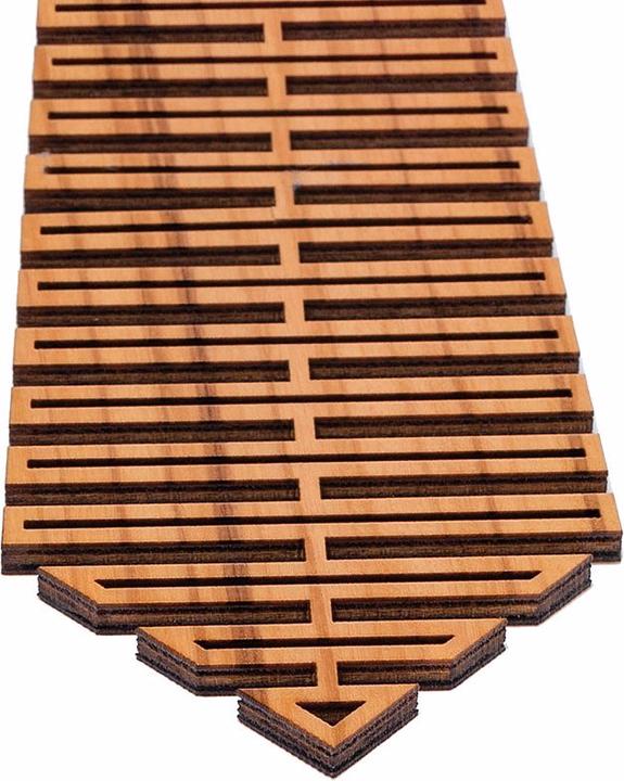 Image du produit Natura Punto Cravate en bois d'olivier, mobile, s'adapte au corps