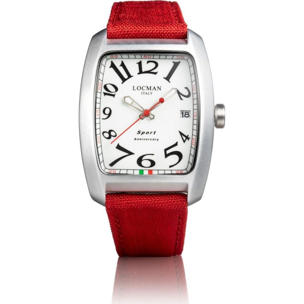 Locman, Armbanduhr, Italy Herrenuhr Sport Anniversary rot Ref. 0471, Rot, (Analoguhr, 1842.60 mm)