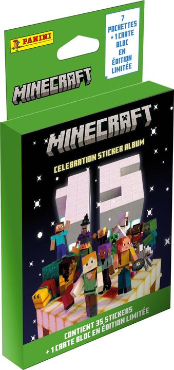 Produktbild Panini Minecraft Celebration Sticker - Ecoblister (Booster Pack)