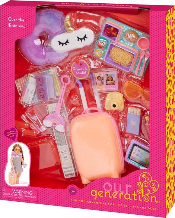 Immagine prodotto Our Generation - suitcase set - rainbow (735345)