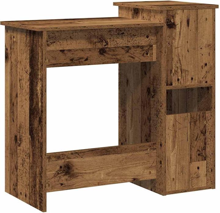 Immagine prodotto VidaXL Scrivania con ripiano in legno di recupero 84x40x78cm Scrivania in legno per ufficio