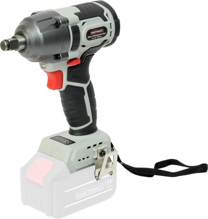 Produktbild Dino KRAFTPAKET 18V-400Nm-1/2“-900W 130232 Akku-Schrauber 18 V bürstenlos, oh