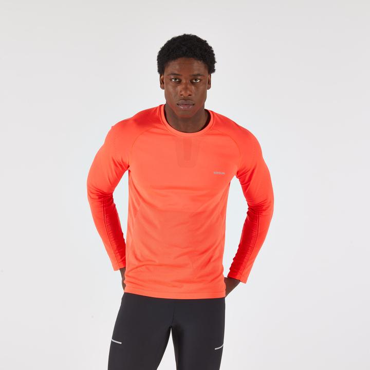 Immagine prodotto Kiprun Laufshirt langarm Herren nahtlos - Run 500 orange (M)