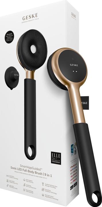Geske złuszczająca soniczna szczotka LED do ciała