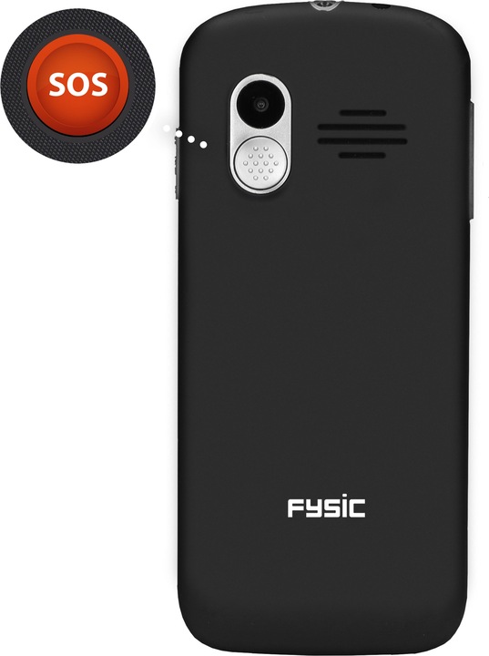 Produktbild Fysic F10 - Eenvoudige Mobiele Telefoon voor Senioren met SOS Paniekknop - Zwart (2.20", 4G)