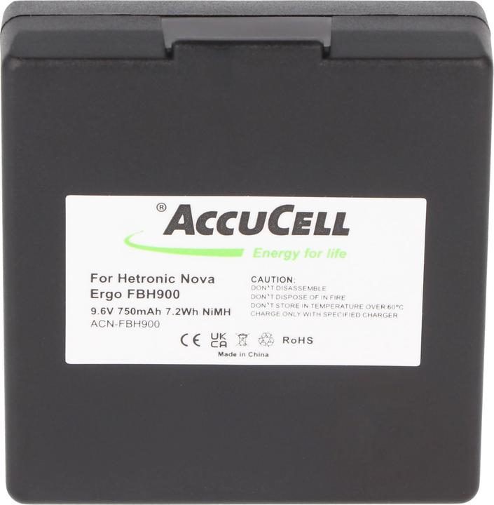 Actual product image AccuCell Akku Hetronic Nova Ergo Akku FBH900, 68300520, 68300520 (9.60 V, 750 mAh)