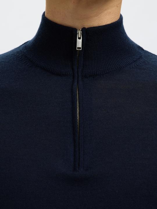 Produktbild Selected Slhtray Ls Knit Merino Half Zip Noos (XXL)