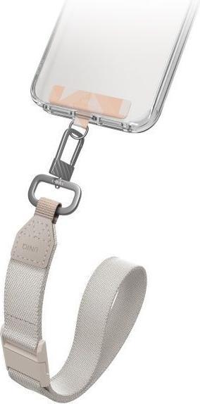 Actual product image Uniq Vista Universal phone lanyard 2in1 peach beige