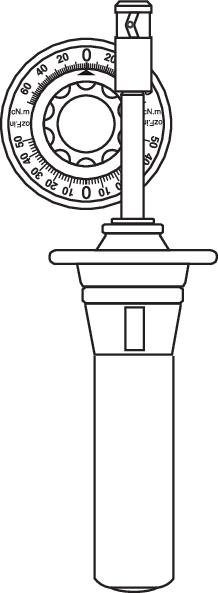 Produktbild Gedore TT 50 FH Drehmoment-Prüfschrauber Typ TT 10-50 cNm (1/4", 10 Nm, 50 Nm)