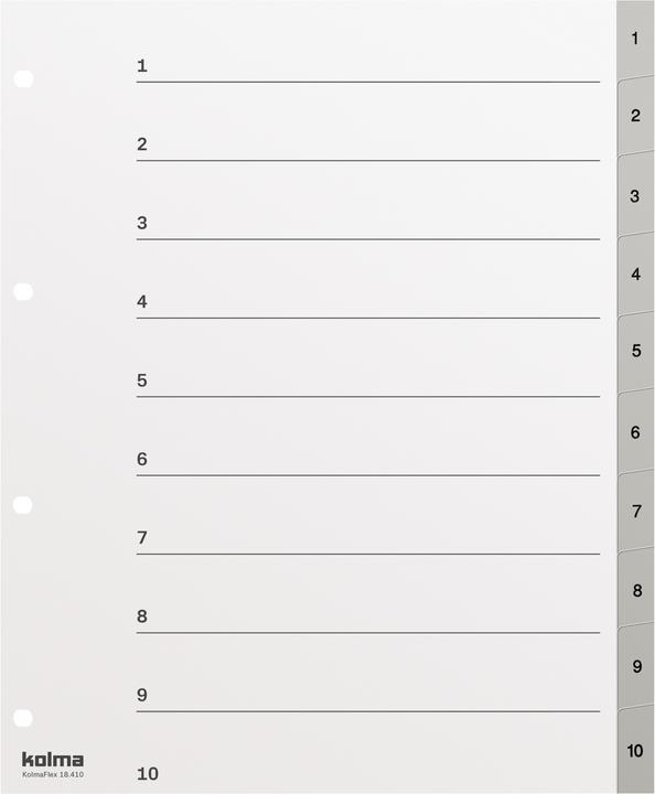 Actual product image Kolma Register