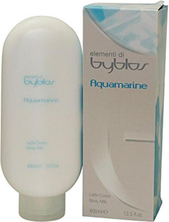Actual product image Byblos Aquamarine Body Milk for Women 13.5oz 400ml (Body lotion, Body milk, 400 ml)