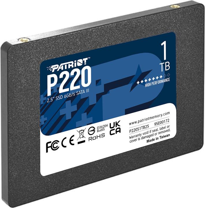 Image du produit Patriot P220 (1000 Go, 2.5")