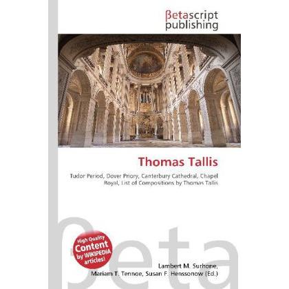 Thomas Tallis, Fachbücher