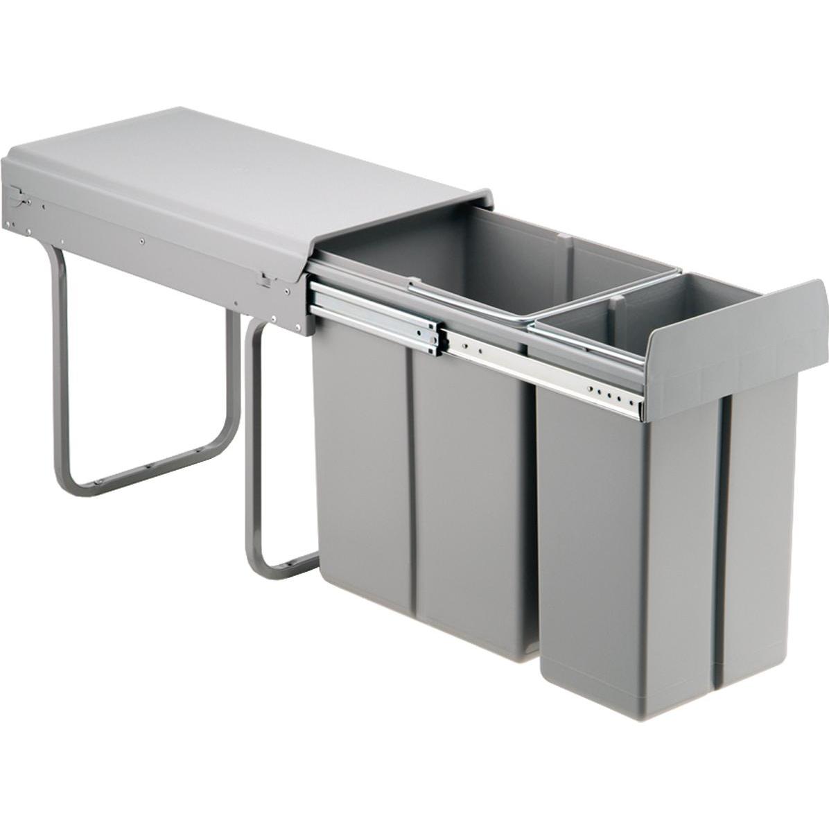 Hettich Bin.it Duo II 300 10 L / 20 L KB min. 300 mm grau (30 l) (9 291 587)