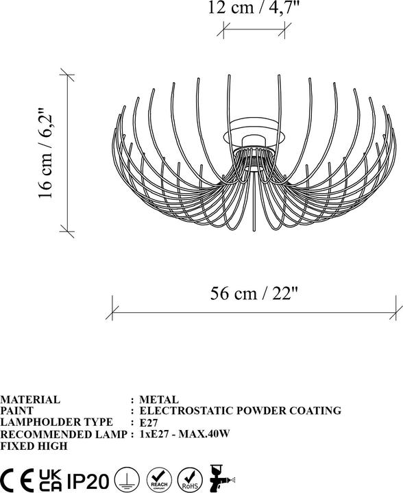 Immagine prodotto Opviq Karsortel Chandelier (E27)