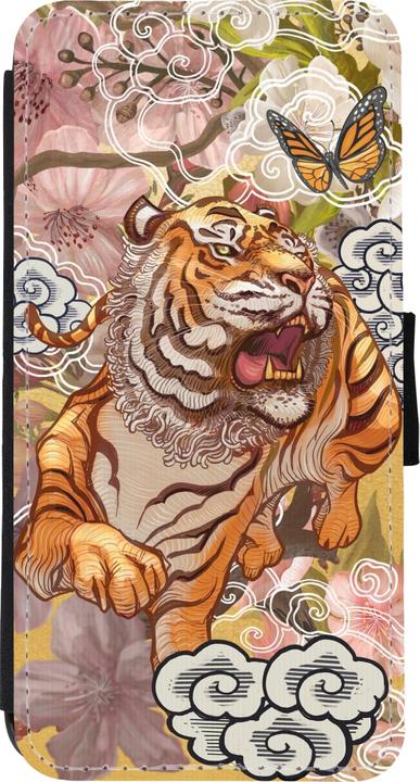 Immagine prodotto PhoneLook Cover Portafoglio nero Primavera 23 tigre giapponese (Apple iPhone XR)