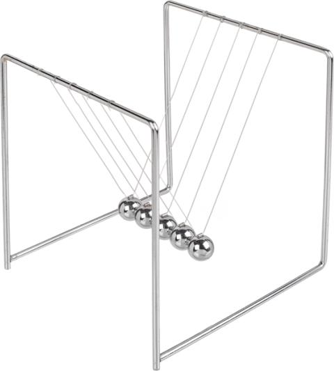 Actual product image Ootb Newton's Cradle Shock Pendulum