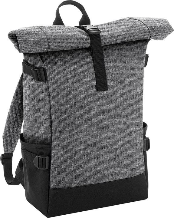 Actual product image Bagbase Block Roll Top Backpack (22 l)