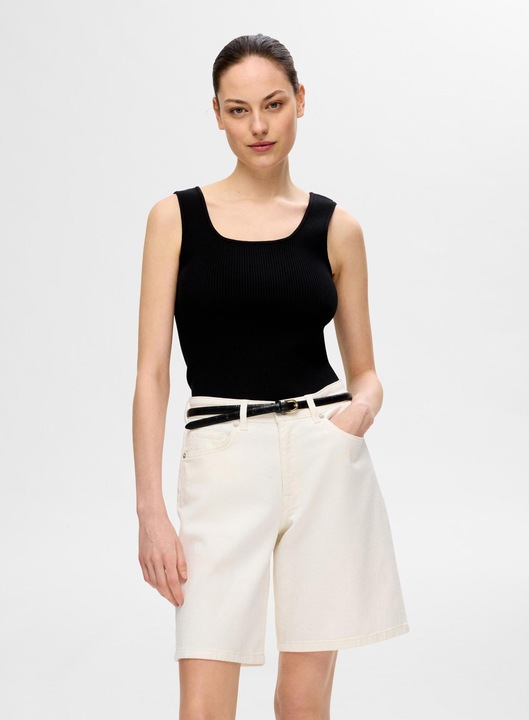 Actual product image Selected Femme Ribbed tank top (XL)