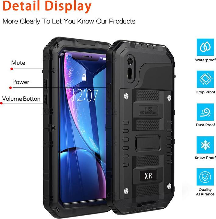 Produktbild Cadorabo Outdoor Hülle 360 Grad Schutz (Apple iPhone XR)