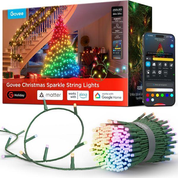 Govee Christmas Sparkle String Lights, H6870341, sample (20 m)