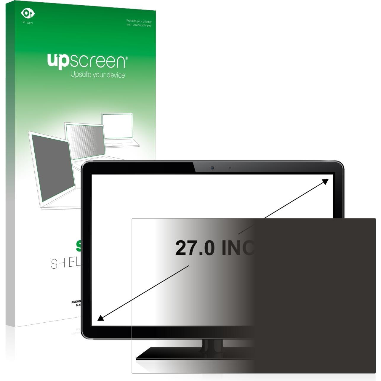 upscreen Spy Shield Blickschutzfilter (27", 16 : 9), Monitor Schutzfolie