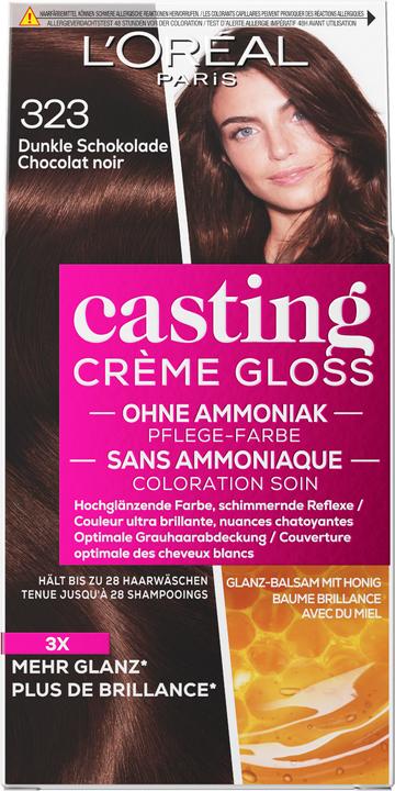 Actual product image L'Oréal Paris Casting Cream Gloss (323 Dark chocolate)