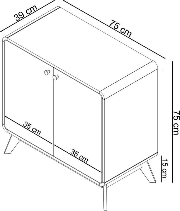 Produktbild Loft 24 Cassie (75 x 39 x 75 cm)