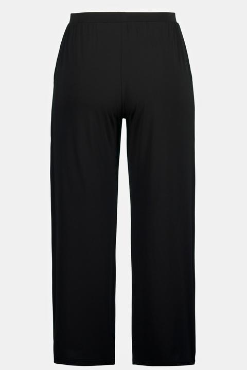 Produktbild Ulla Popken Hose, Jersey, weites Bein, Elastikbund (58, 60)