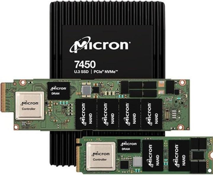 Actual product image Micron 7450 PRO M.2 PCI Express 4.0 3D TLC NAND NVMe (1920 GB, M.2 22110)