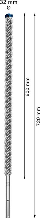 Actual product image Bosch Professional Zubehör EXPERT SDS max-8X hammer drill, 32 x 600 x 720 mm (32 millimetres)