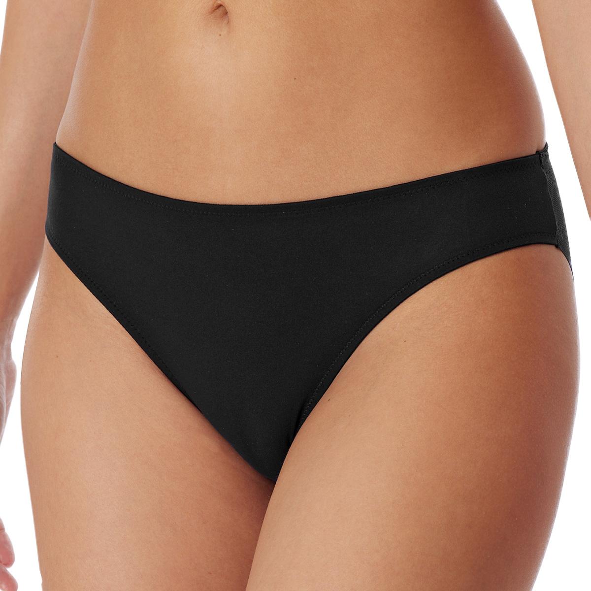 Thumbnail - Schiesser, Damen, Unterhosen, 3er Pack Invisible Lace Slip, Schwarz, (34, 3er Pack)