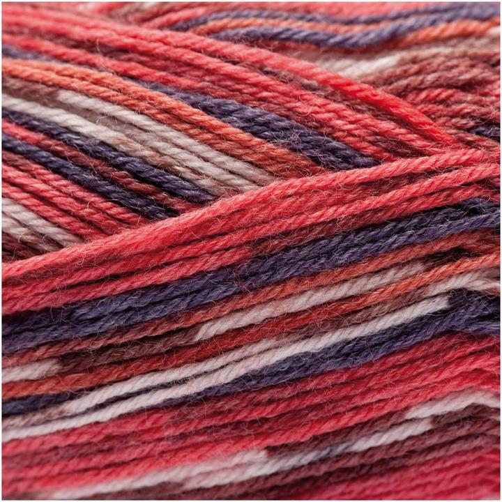 Produktbild Rico Design Wolle Bamboo für Socken 4-fädig, 100 g, Rot (420 m)
