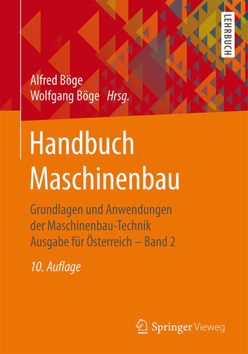 Image du produit Handbuch Maschinenbau (Néerlandais, Alfred Böge, Wolfgang Böge, 2018)