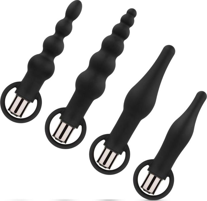 Produktbild Easytoys Anale Plugs mit BulletVibrator Schwarz