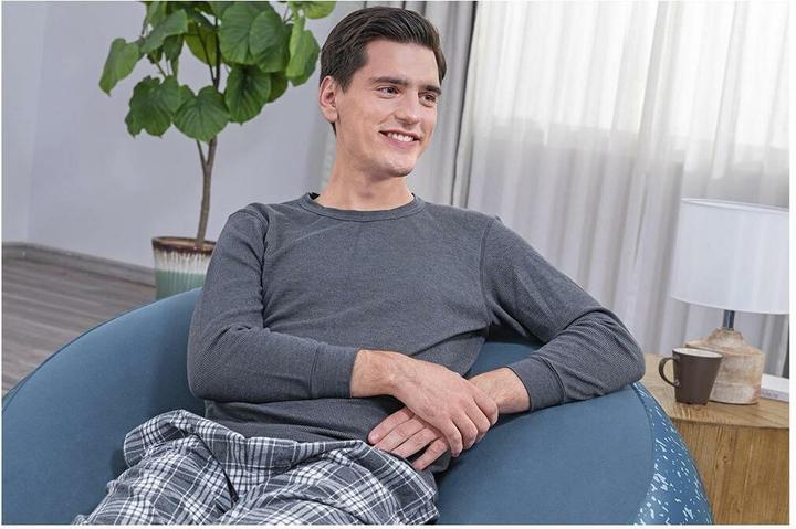 Immagine prodotto Bestway Aufblasbarer Sessel Inflate Blau, 112 x 112 cm