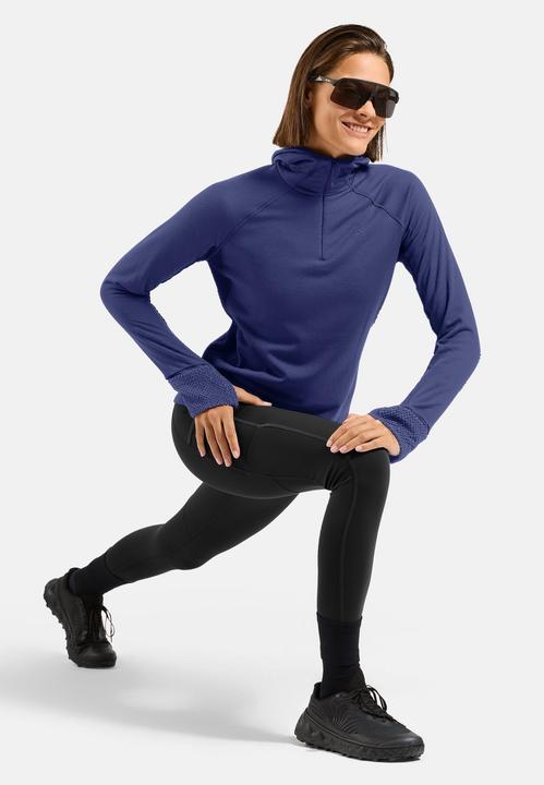 Produktbild Odlo X-Alp Trailrunning-Shirt mit Halbreissverschluss und Kapuze (M)