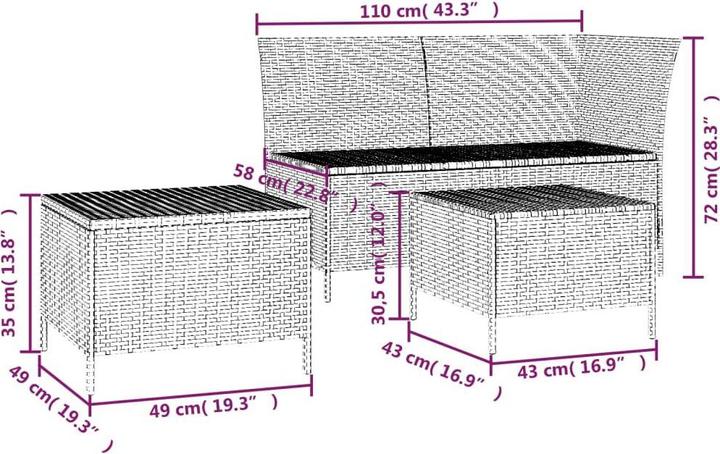 Produktbild vidaXL Aliza