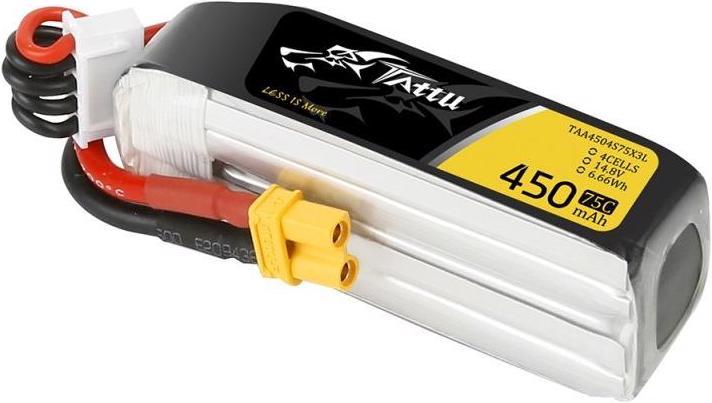 Image du produit Tattu Accu RC LiPo 450 mAh 14.8 V 75C Long (14.80 V, 450 mAh)