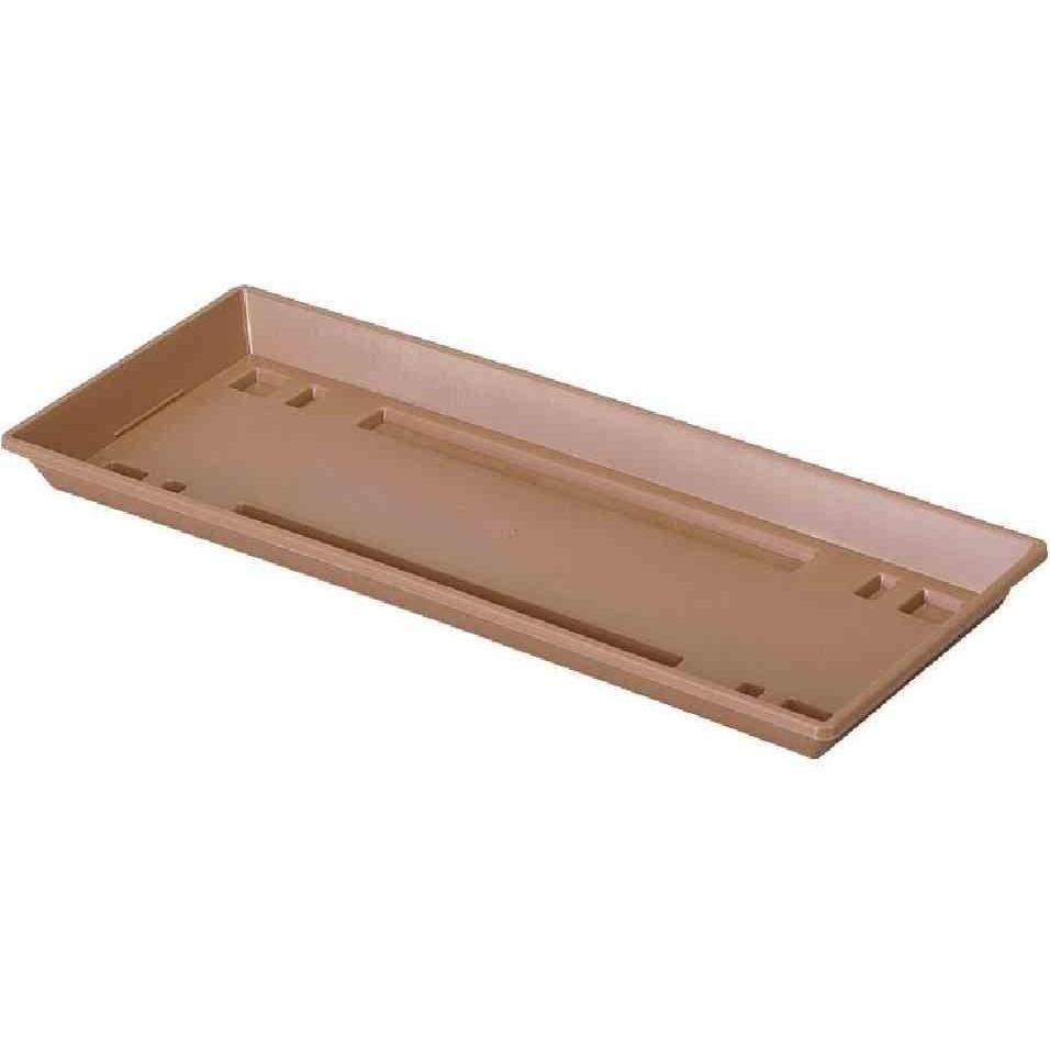 Geli, Blumentopf Zubehör, Blumenkastenuntersetzer Kunststoff fr 40x15 cm Kasten terrakotta