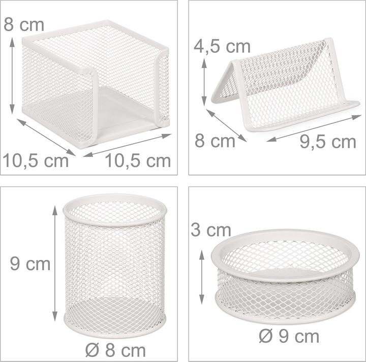 Image du produit Relaxdays Kit d'organisation de bureau