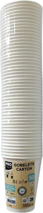 Produktbild PROnappe 50 Einweg-Kaffeebecher 200,0 ml (50x)