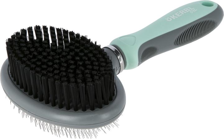 Actual product image Kerbl Double brush flexible (Dog, Cat)
