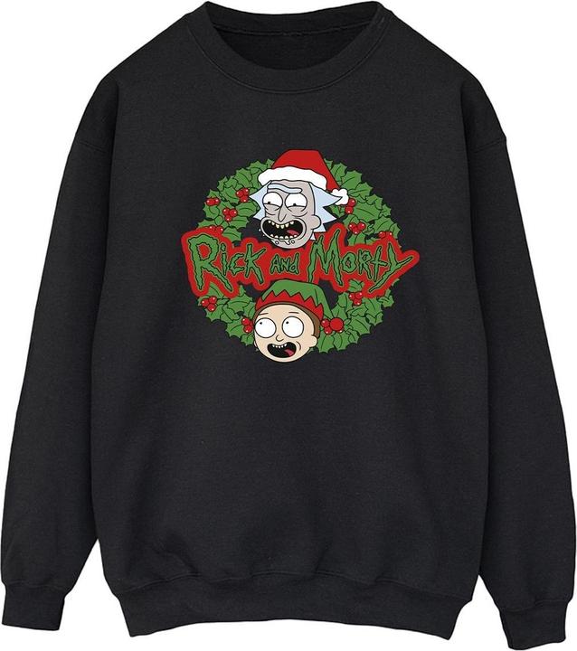 Produktbild Rick And Morty Christmas Wreath Sweatshirt (M)