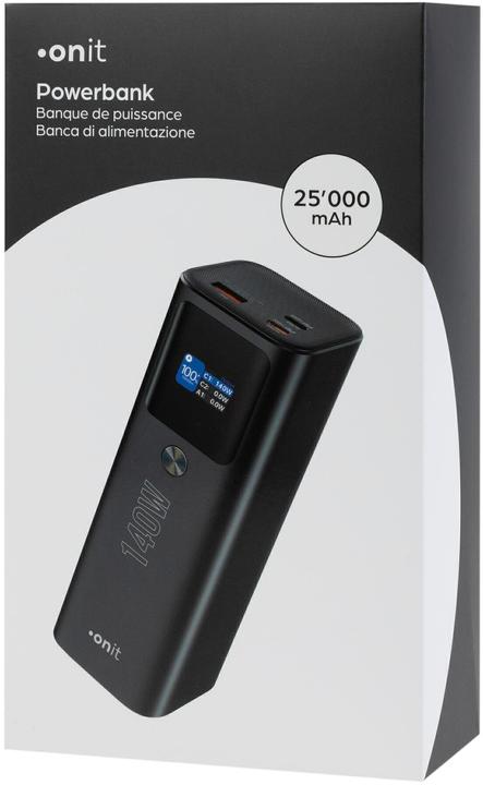 Actual product image Onit Powerbank Pro Block 25000 mAh PD (25000 mAh, 60 W, 90 Wh)
