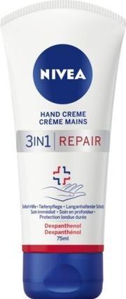 NIVEA 3in1 Repair Hand Cream regenerujący krem do rąk 75ml (75 ml)